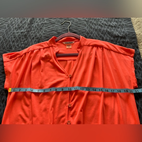 🌺NYGARD Ladies Cap Sleeve Coral Shirt - Picture 5 of 8